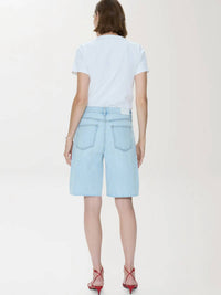 Pistola - Nolan Relaxed Straight Cut Off Denim Shorts