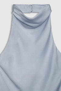 ANINE BING Eliana Dress in silver blue - women's dress - view 4
