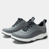 Alegria Women's In8 Comfort Lace Up Sneakers in grey - women's sneaker - detail view