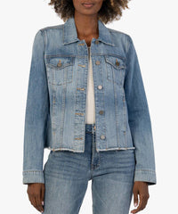 Kut From The Kloth - Julia Crop Denim Jacket-