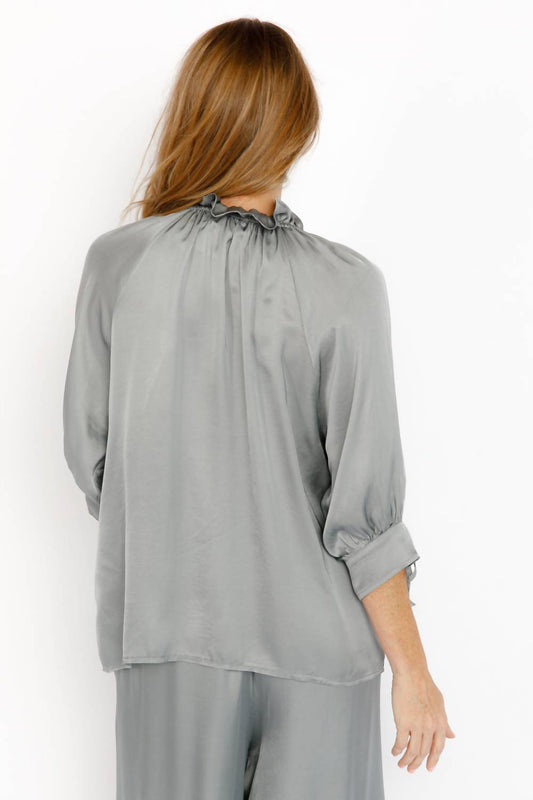 Sofia Collections - Luisa Italian Satin Blouse