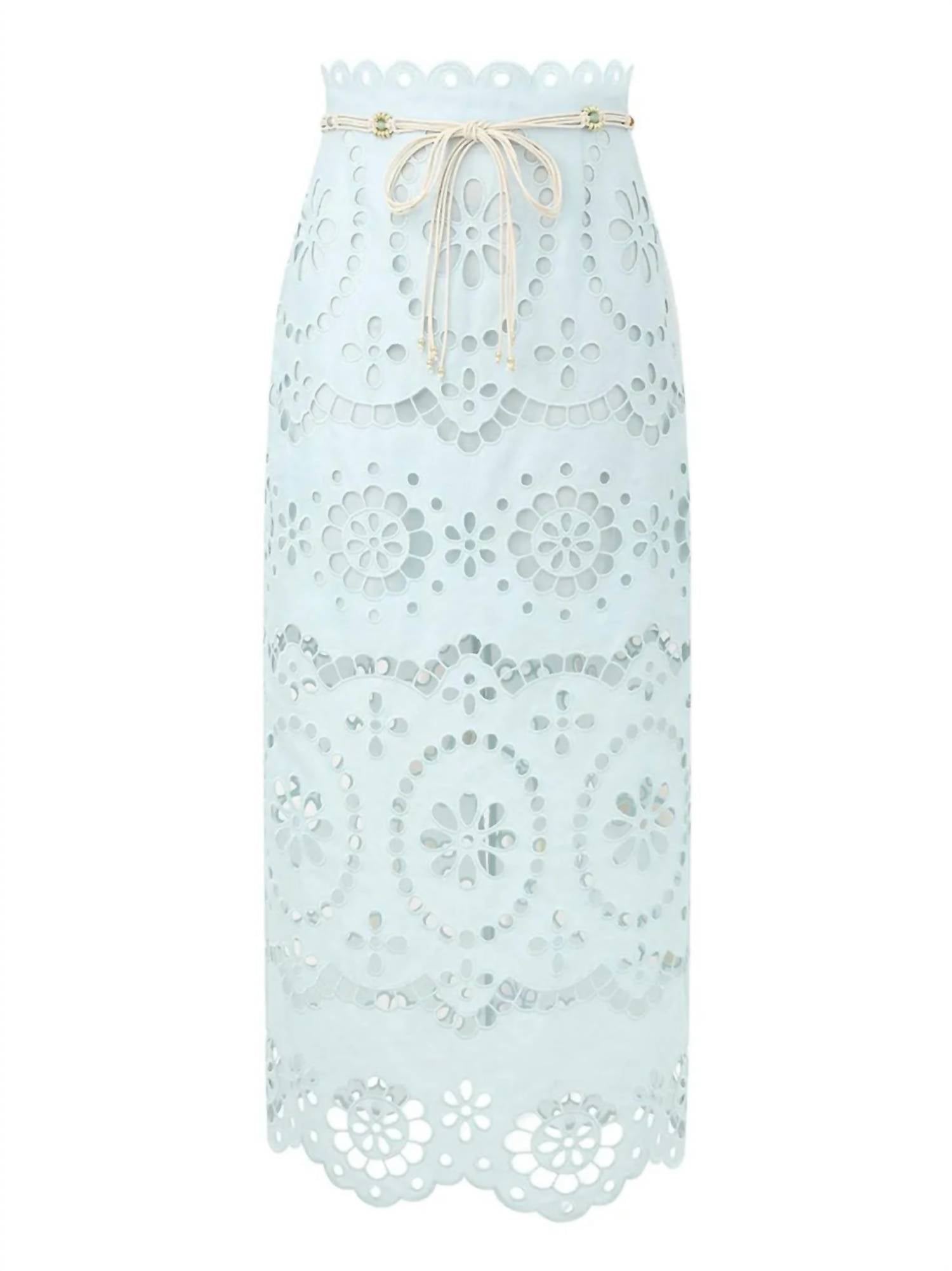 Zimmermann - Awaken Embroidered Skirt