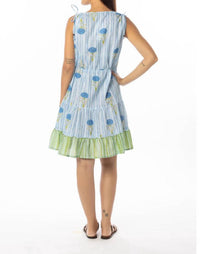 Bindu - Allegra Floral Tiered Mini Dress