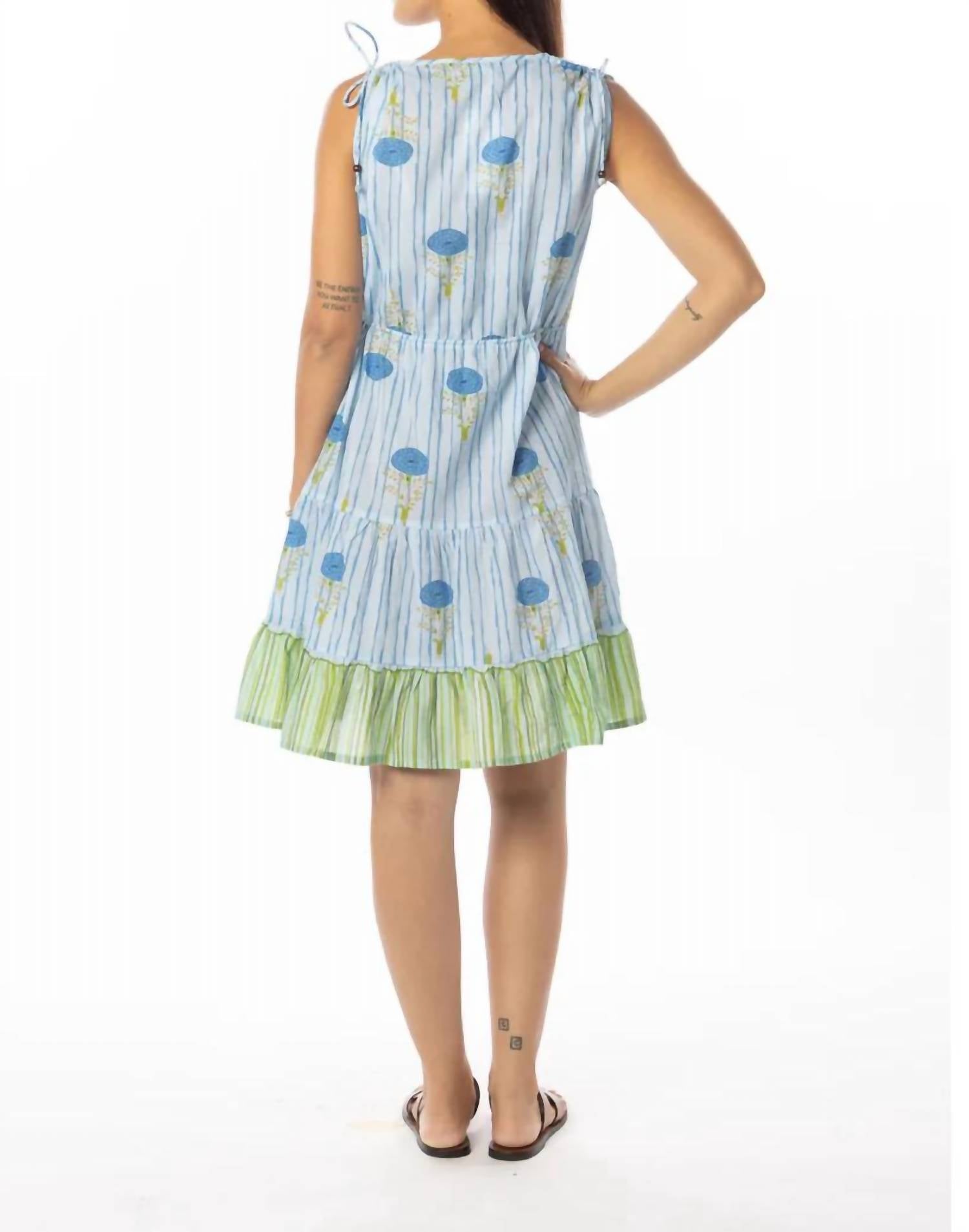Bindu - Allegra Floral Tiered Mini Dress