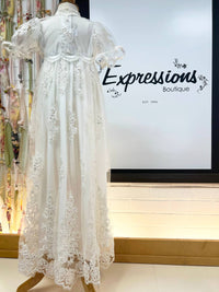 L'Pety Canar - Girl's Lace Coat Dress