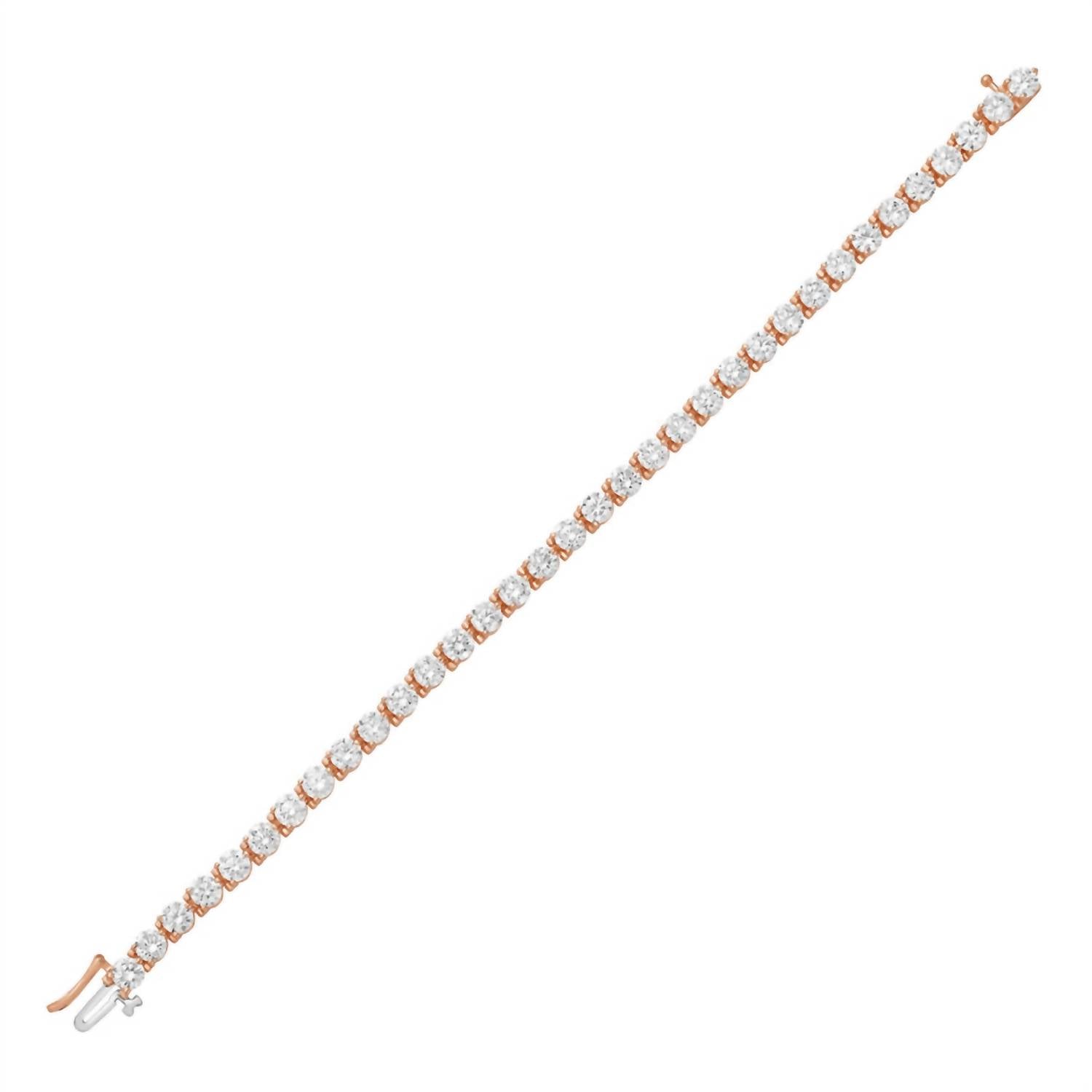 Diana M Jewels - Women's Round Lab-Grown Diamond Jewelry Bracelet (17.00 Ct) - Signature