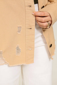 Timing - Hanging In There Denim Jacket