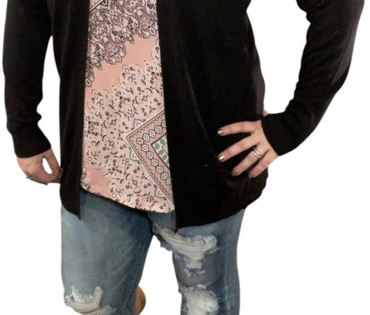 Eesome - Ribbed Open Front Cardigan