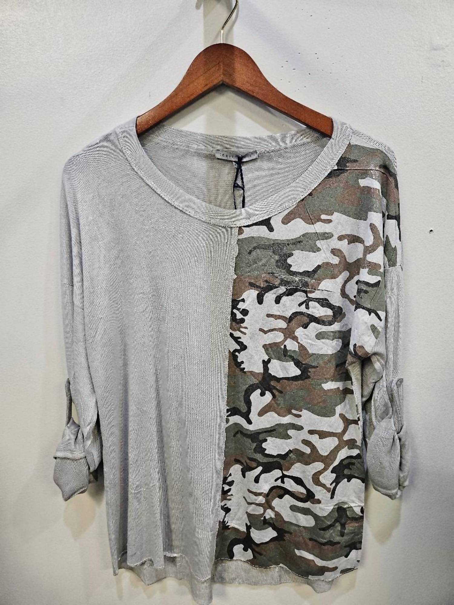 Tempo Paris - Women's Button Long Sleeve Top