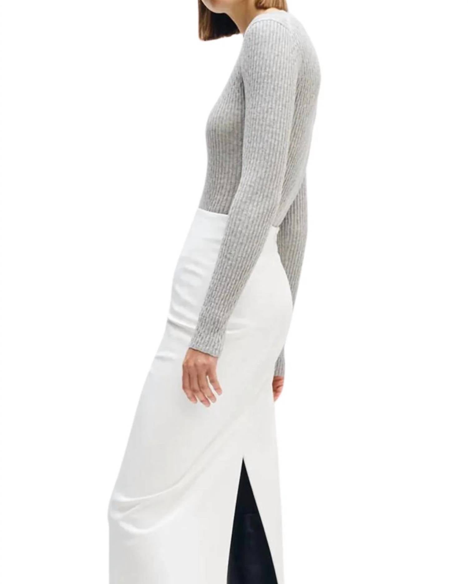Enza Costa - Cashmere Cotton Pointelle Long Sleeve