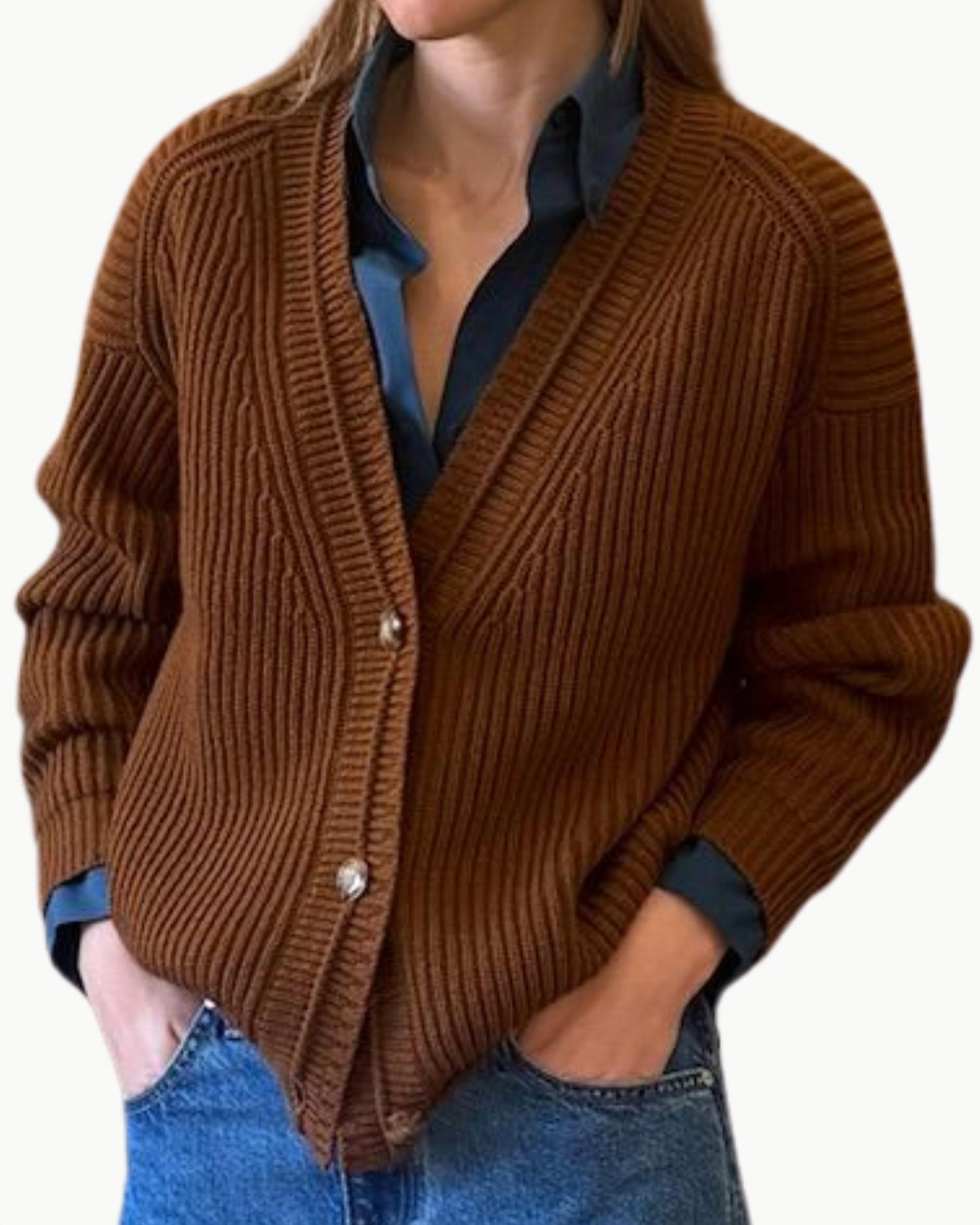 Twp - Classic Chunky Knit Cardigan