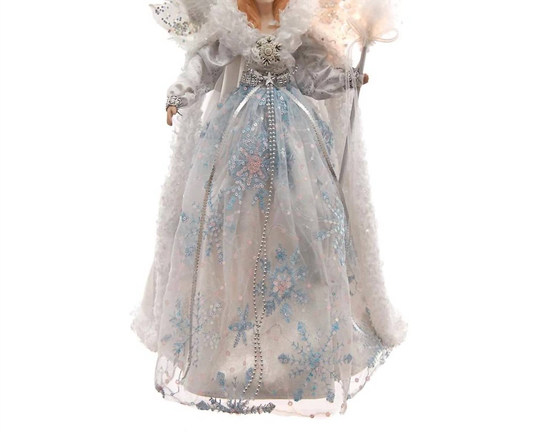 Kurt S. Adler - Angel 10 Light Tree Topper 16"