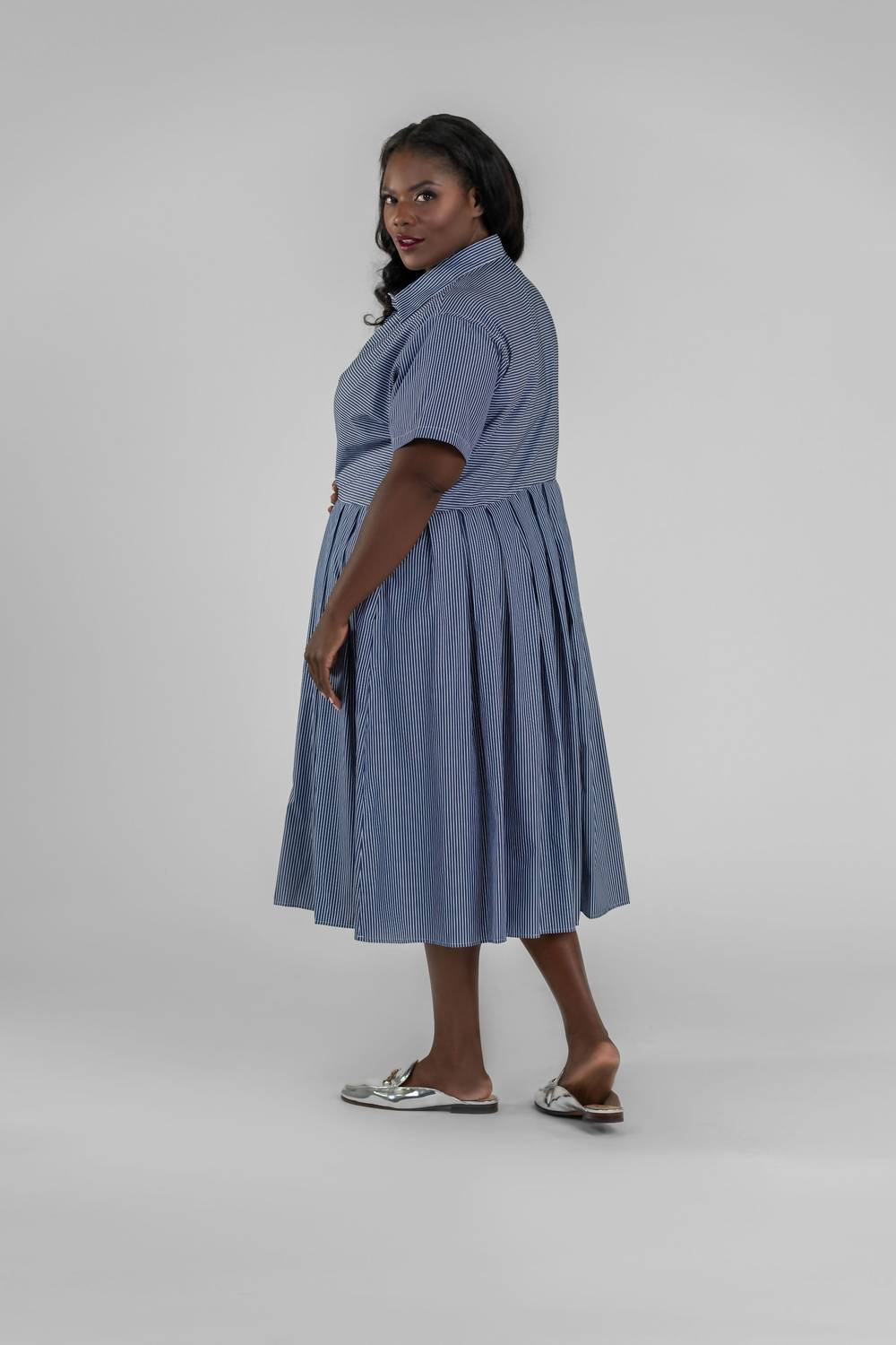 Jill Mcgowan - Kyle Big Pleated Shirt Dress