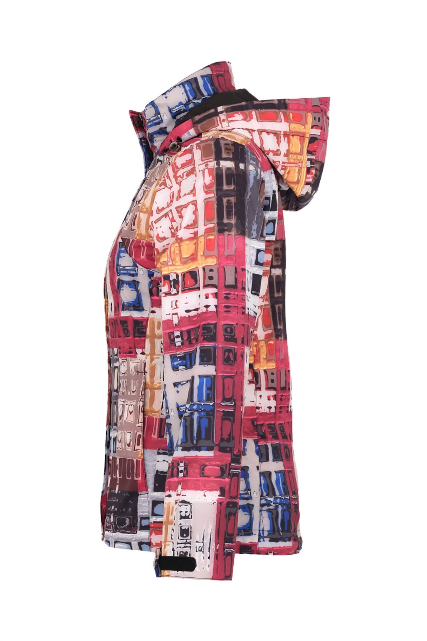 Dolcezza - Marcus Akerman Print Removable Lining Hooded Coat