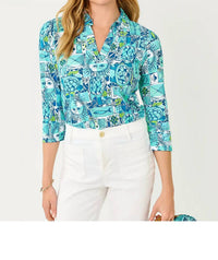 Lilly Pulitzer - Upf 50+ Mandi 3/4 Sleeve Top