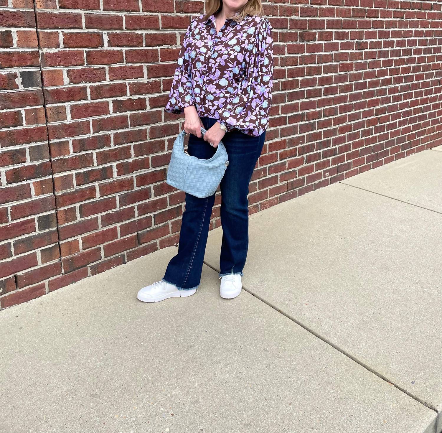 Ee:Some - Emily Long Sleeve Floral Blouse