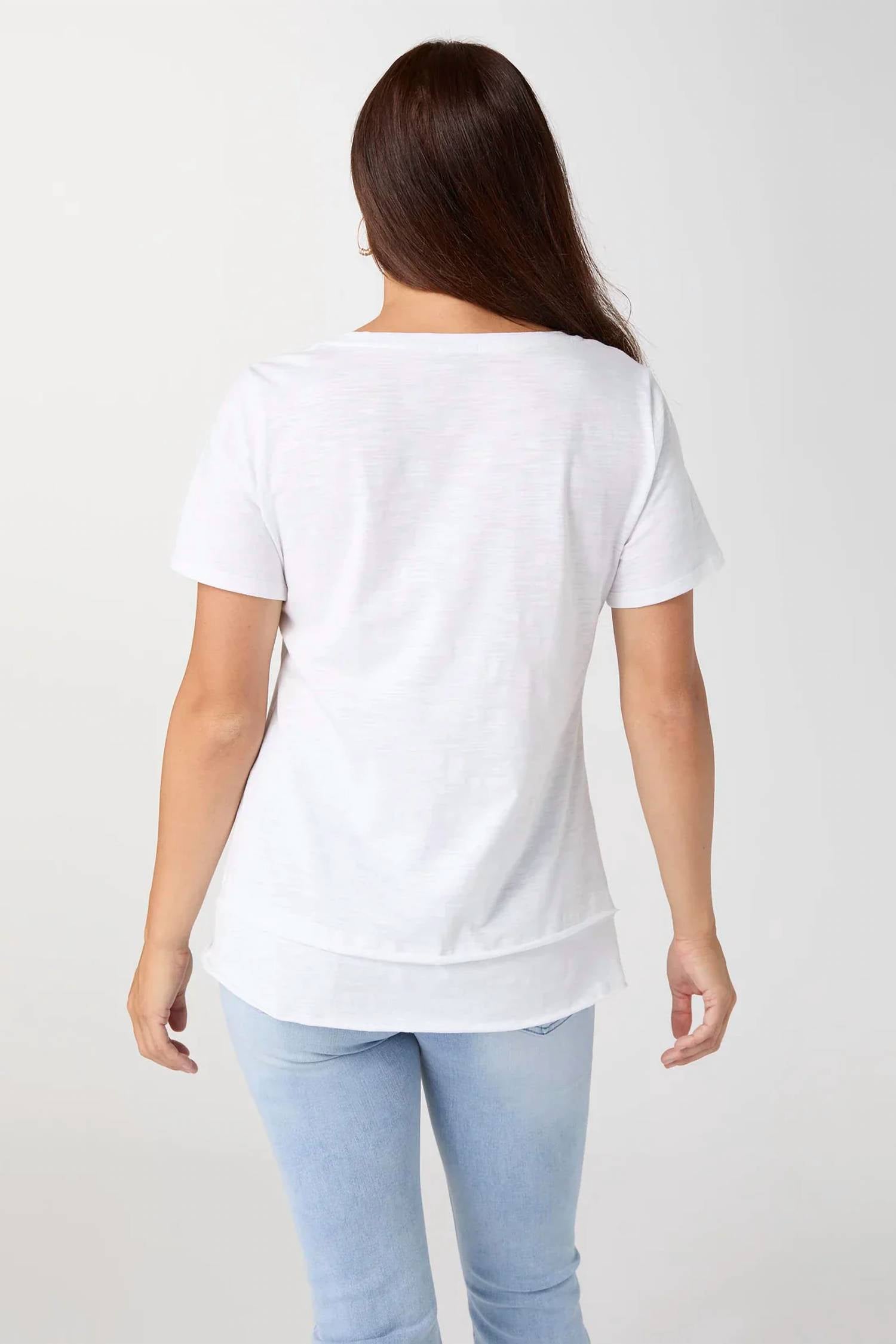 Coco + Carmen - Milla Short Sleeve Tier Bottom Top