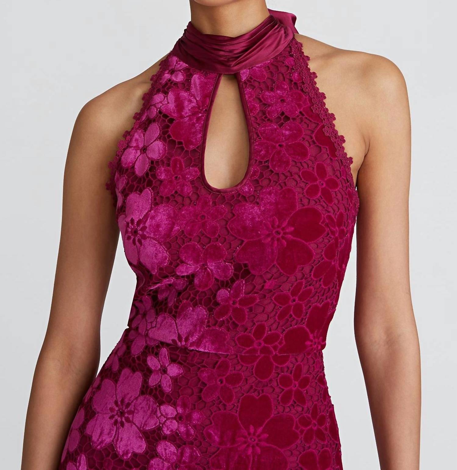 Theia - Andrea Bow Back Midi Dress