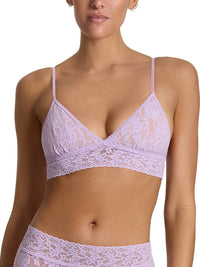 HANKY PANKY Signature Lace Padded Triangle Bralette in lavender - women's intimate
