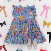 Pink Chicken - Girls Bows On Bows Dress