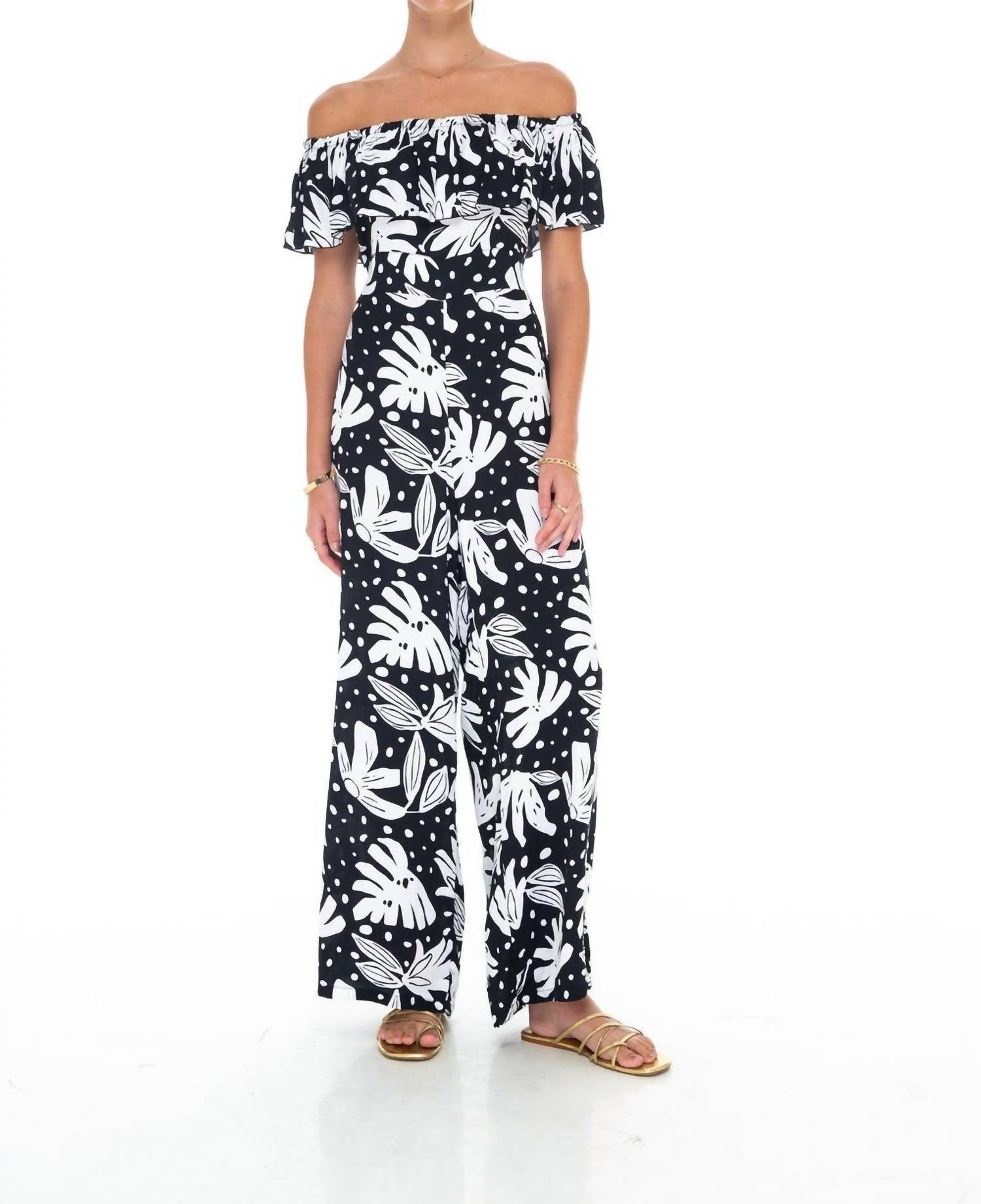 Phie Collective - Modal Ruffled Jumpsuit