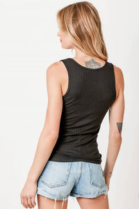 Mystree - Ribbed Tank Top