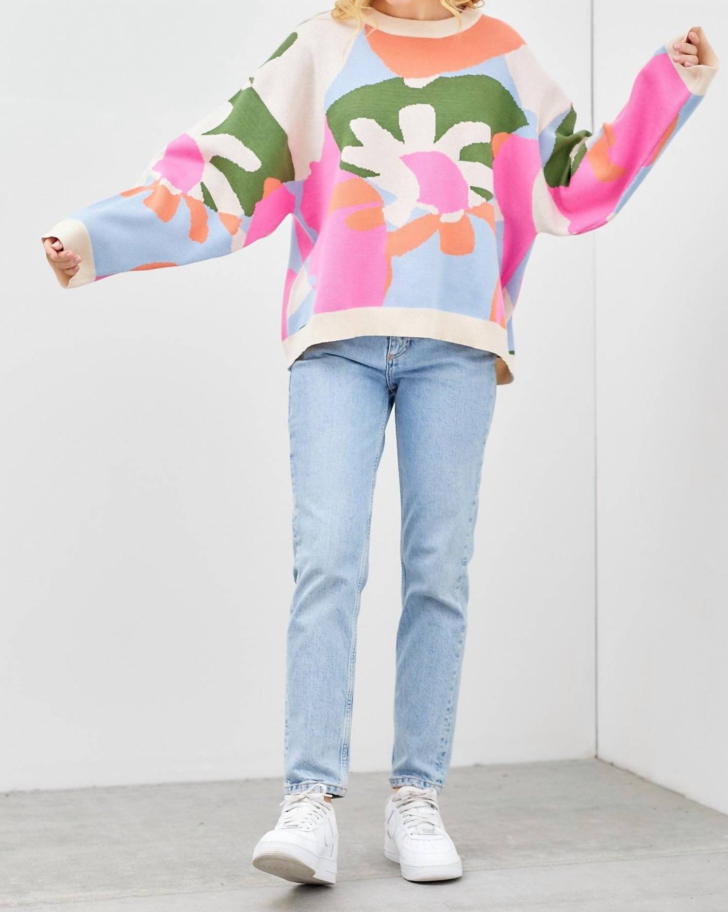 Polagram - Memories of Before Floral Sweater