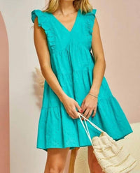 Andree By Unit - Eyelet Charm Mini Dress