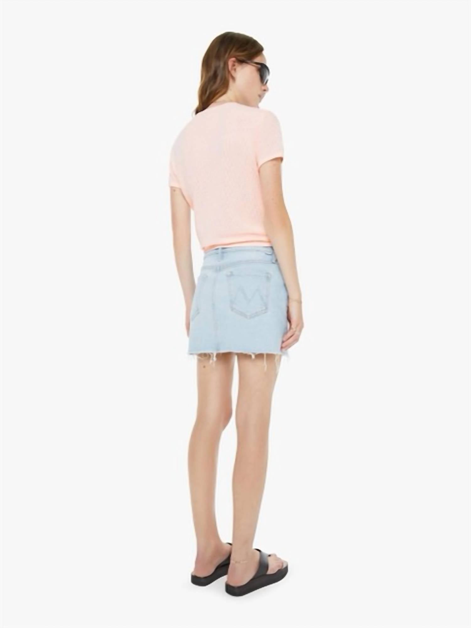 Mother - Vagabond Mini Fray Skirt