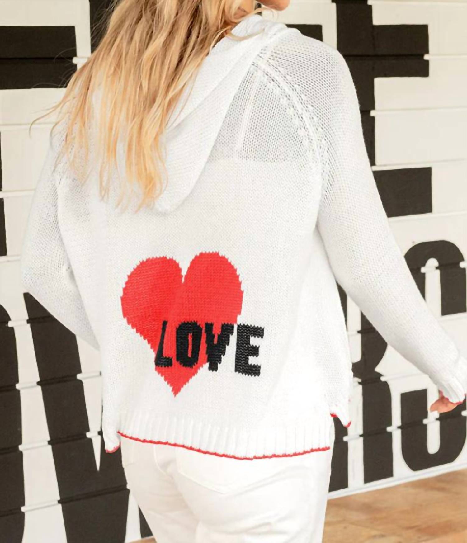 Wooden Ships - Love Zip -up Cotton Hoodie