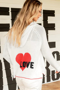 Wooden Ships - Love Zip -up Cotton Hoodie