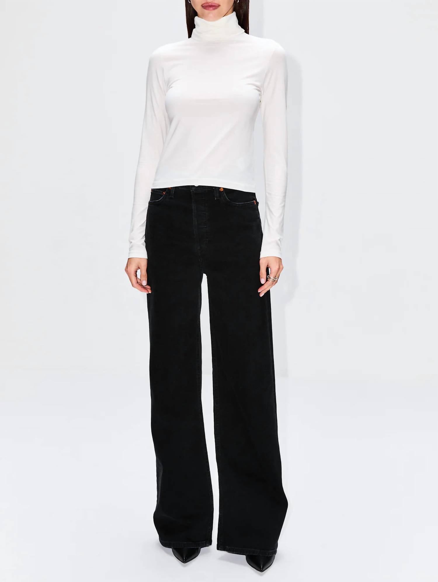 Re/Done - 70s Ultra High Rise Wide Leg Jeans