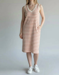 Bobi - V-neck Midi Dress