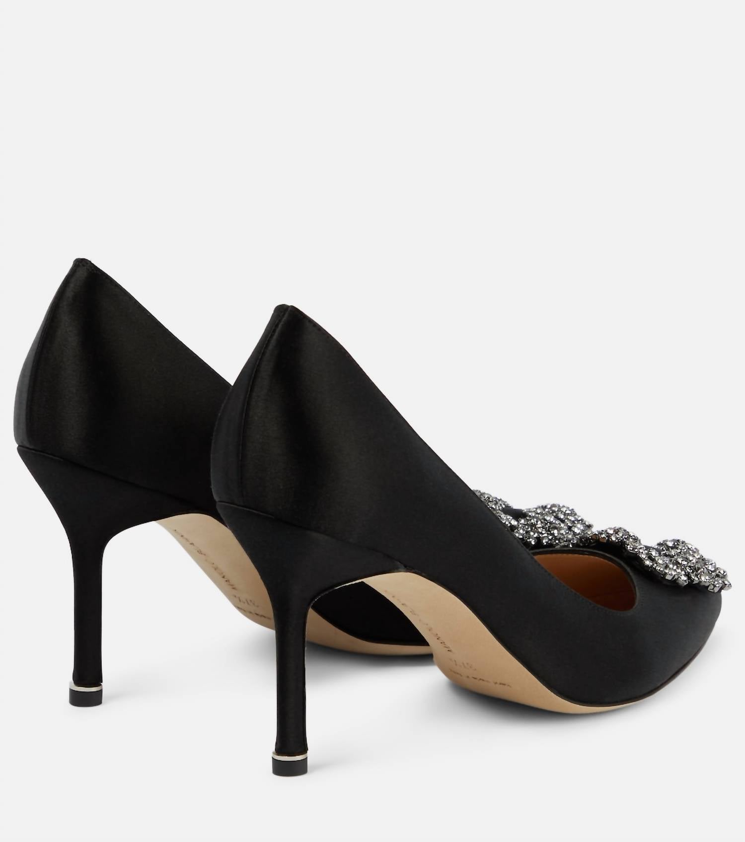 Manolo Blahnik - Women's Hangisi 90 Satin Pumps