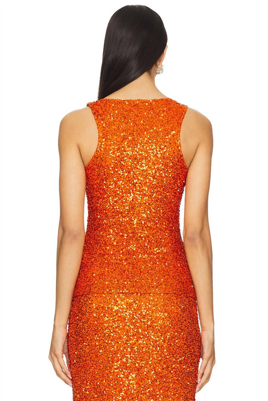 Never Fully Dressed - Sequin Tank Top