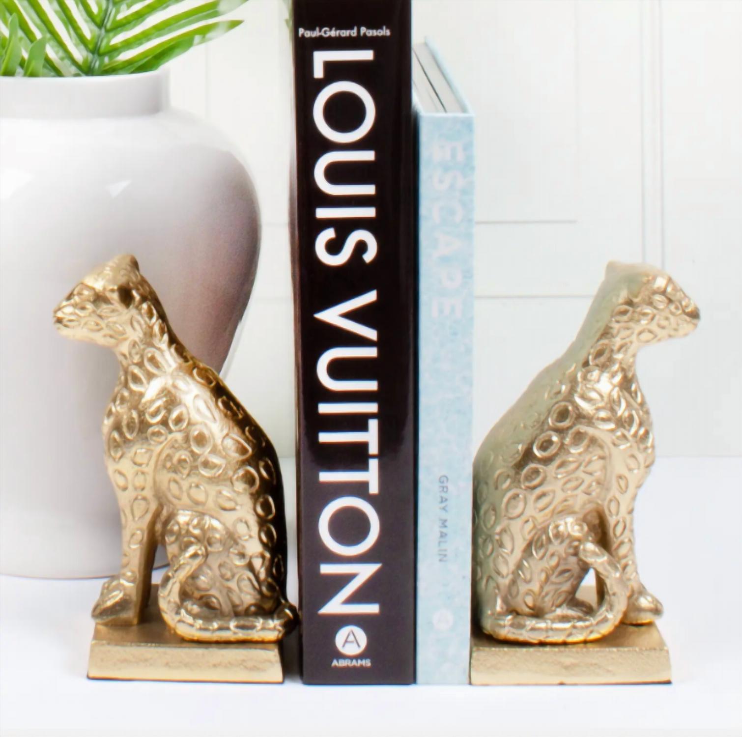8 Oak Lane - Leopard Bookend Set
