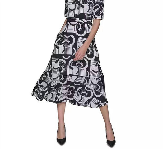 Karl Lagerfeld - Keyhole Midi Dress