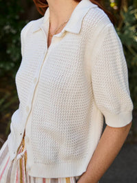 Margaret O'Leary - Z Stitch Polo Top