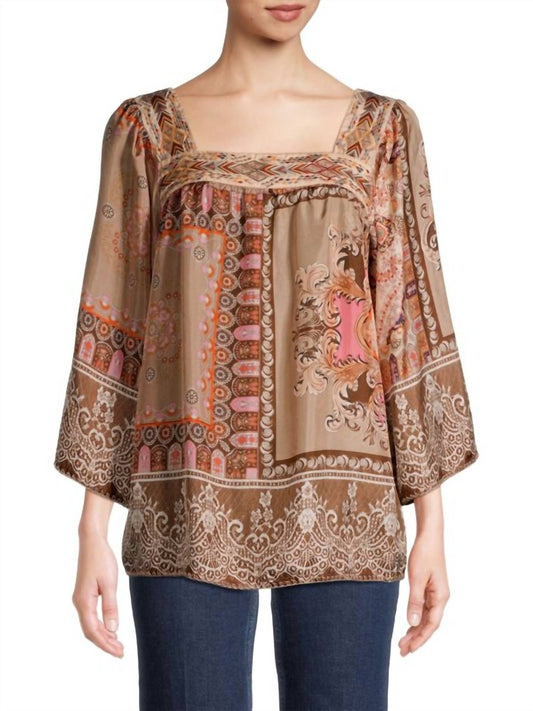 Johnny Was - Flora Lace Silk Blouse