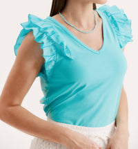 Tyler Boe - Emerson Ruffle Sleeve Tee