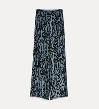 forte forte Moiree Print Velvet Pants in stone - women's pants - alternate view