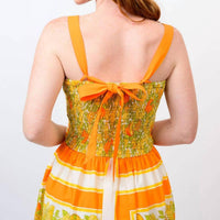 Uncle Frank - Citrus Fruit Midi Dress