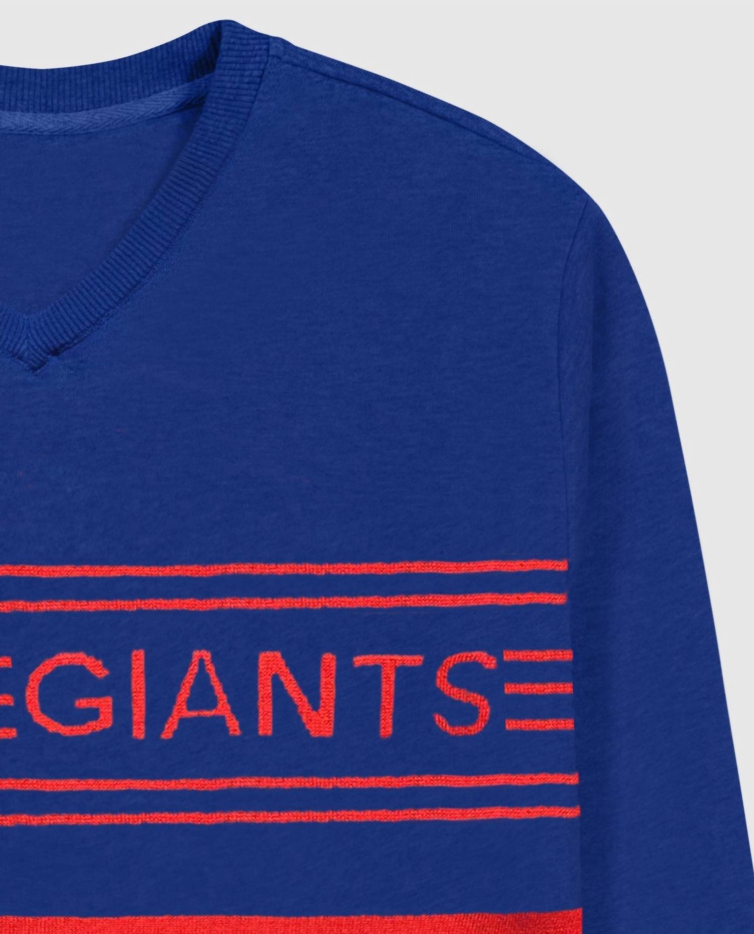 Starter - Men's New York Giants Starter Jacquard Pullover Sweater