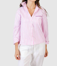 Koch - Lane Butotn Down Long Sleeve Top