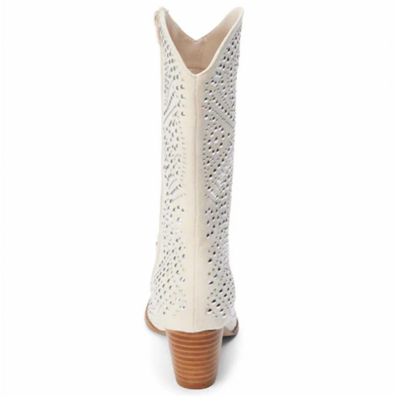 Matisse Women's Twain Western Boots in natural - women's shoe - alternate view