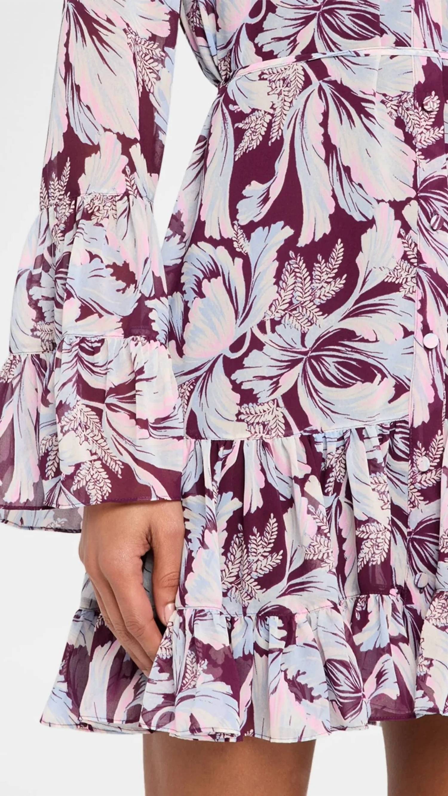 Cinq A Sept - Lyra Tulip Ruffled Mini Dress