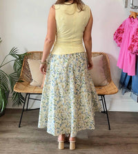 Astr - Kiera Floral Midi Skirt