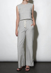Greylin - Isla Wide Leg Knit Pull Up Pants