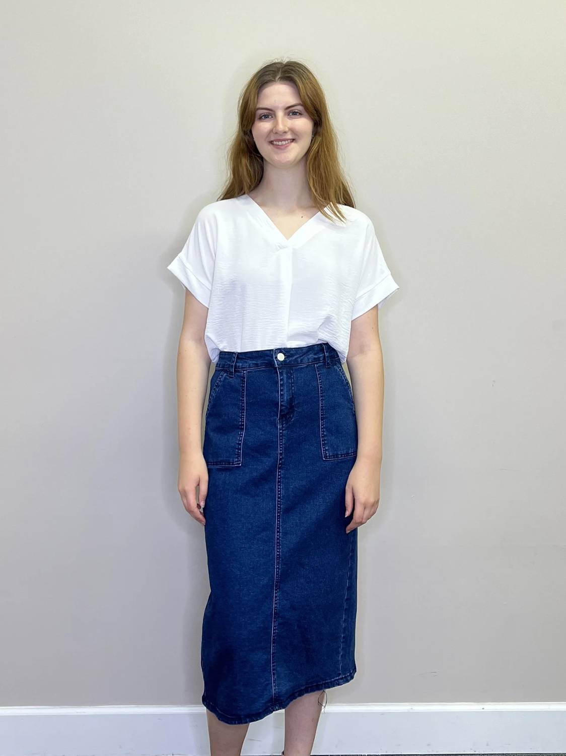 Papillon - Textured Extended Sleeve Top