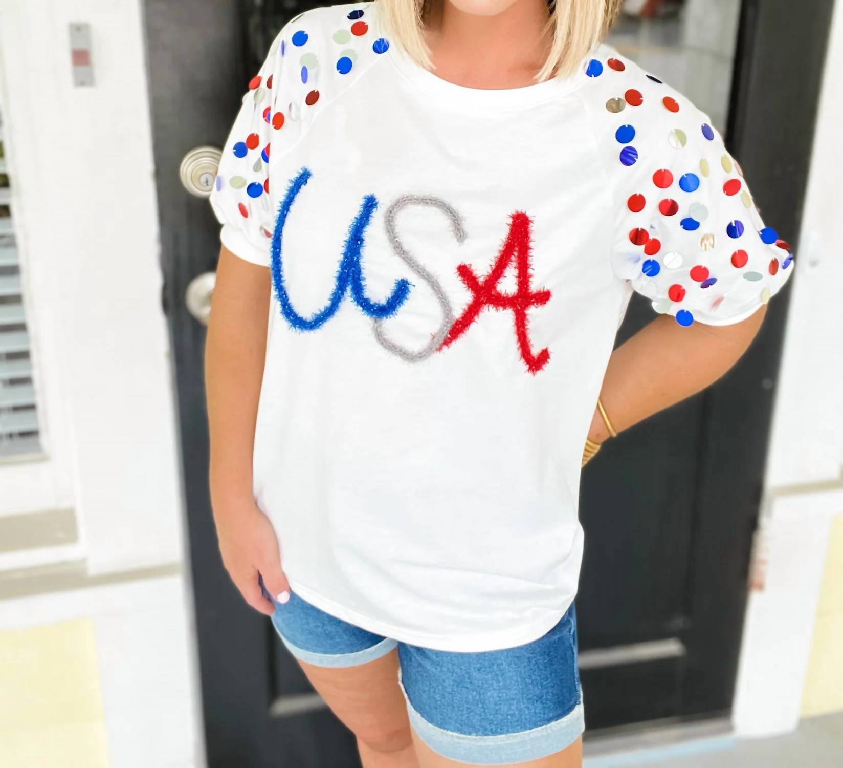 Bibi - All-american Sparkle Top